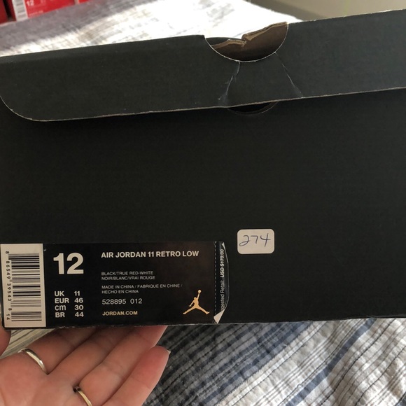 Air Jordan bred 11 lows - Picture 1 of 8